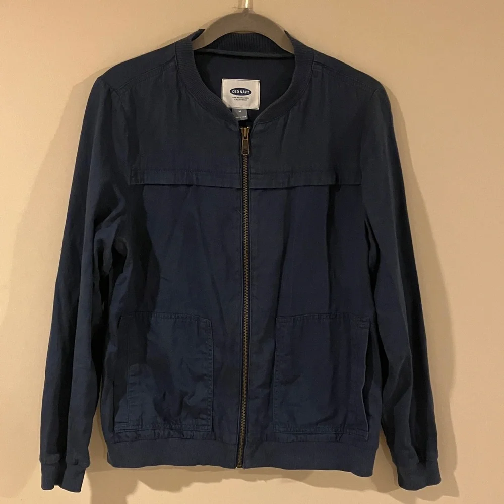 Old Navy Dark Blue Casual Jacket - Picture 1 of 5